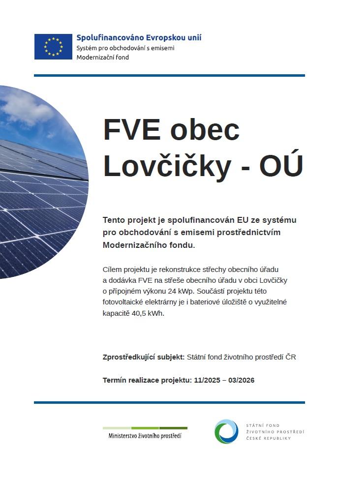 FVE na&nbsp;obec Lovčičky a&nbsp;oprava střechy